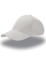 Atlantis Strukturierte Polyester Cap mit Klettverschluss, Red One Size, AT626 – Blanc