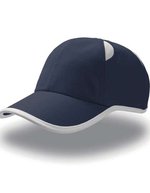 Atlantis Sportmütze mit Belüftung und Klettverschluss, Royal/White One Size, AT630 – Blu navy/Bianco