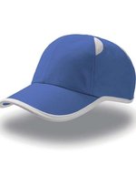 Atlantis Sportmütze mit Belüftung und Klettverschluss, Royal/White One Size, AT630 – Reale/Bianco