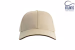 Atlantis Sporty 6-Panel Cap with Velcro Closure, Black/Grey One Size, AT633 – image 3