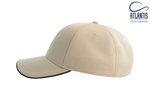 Atlantis Sportliches 6-Panel-Cap mit Klettverschluss, Black/Grey One Size, AT633 – Bild 5