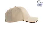 Atlantis Sporty 6-Panel Cap with Velcro Closure, Black/Grey One Size, AT633 – image 6