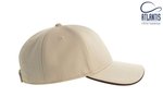 Atlantis Sportliches 6-Panel-Cap mit Klettverschluss, Black/Grey One Size, AT633 – Bild 6