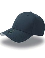 Atlantis Sportliches 6-Panel-Cap mit Klettverschluss, Black/Grey One Size, AT633 – Navy/White