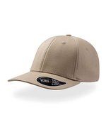 Atlantis Strukturierte 6-Panel-Cap "Pitcher, Burgundy/Grey L/XL, AT635 – Khaki/Grey