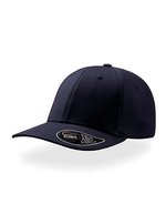 Atlantis Strukturierte 6-Panel-Cap "Pitcher, Burgundy/Grey L/XL, AT635 – Marine/Gris