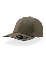 Atlantis Strukturierte 6-Panel-Cap "Pitcher, Burgundy/Grey L/XL, AT635 – Olive/Grey