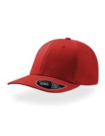 Atlantis Strukturierte 6-Panel-Cap "Pitcher, Burgundy/Grey L/XL, AT635 – Rouge/Gris