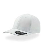 Atlantis Strukturierte 6-Panel-Cap "Pitcher, Burgundy/Grey L/XL, AT635 – Blanc/Gris