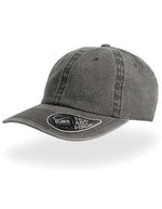Atlantis Baumwoll-6-Panel-Cap mit Metallverschluss, Black One Size, AT645 – Bild 1