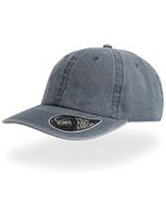 Atlantis Baumwoll-6-Panel-Cap mit Metallverschluss, Black One Size, AT645 – Navy