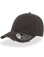 Atlantis Dad Hat Destroyed aus Chino-Baumwolle, Burgundy One Size, AT664 – Dark Grey