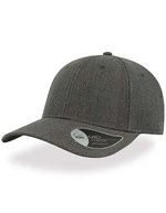 Atlantis Beat Cap aus Polyacryl mit Chino-Baumwolle, Black One Size, AT665 – Gris fonce Melange