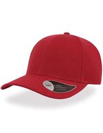 Atlantis Beat Cap aus Polyacryl mit Chino-Baumwolle, Black One Size, AT665 – Rouge