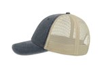 Atlantis Case Cap aus Baumwoll-Twill und Polyester, Black/Stone One Size, AT667 – Bild 5