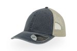 Atlantis Case Cap aus Baumwoll-Twill und Polyester, Black/Stone One Size, AT667 – Bild 7