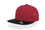 Atlantis Bank Cap mit PVC-Verschluss und Chino-Schirm, Black/Black One Size, AT668 – Bild 7