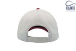 Atlantis Campus Cap mit gebogenem Schirm, Black/White One Size, AT669 – Bild 4
