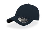 Atlantis Baumwollkappe mit gebogenem Schirm, Black One Size, AT670 – Bild 3