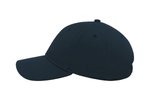 Atlantis Baumwollkappe mit gebogenem Schirm, Black One Size, AT670 – Bild 5