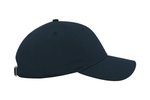 Atlantis Baumwollkappe mit gebogenem Schirm, Black One Size, AT670 – Bild 6