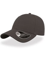 Atlantis Baumwollkappe mit gebogenem Schirm, Black One Size, AT670 – Gris fonce