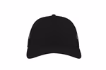 Atlantis Recycelte Baumwoll-Canvas Cap mit Mesh, Black/Black One Size, AT671 – Bild 3