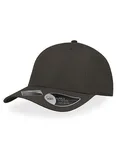 Atlantis Recy Feel Cap aus 100% Polyester, Green Fluo One Size, AT672 – Dark Grey