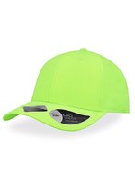 Atlantis Recy Feel Cap aus 100% Polyester, Green Fluo One Size, AT672 – Green Fluo