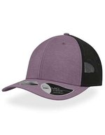 Atlantis Whippy Cap mit DRY-TECH Schweißband, Avio Melange One Size, AT674 – Purple Melange