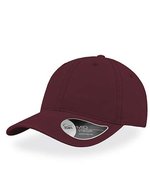 Atlantis Groovy Cap aus Baumwoll-Canvas, Burgundy One Size, AT675 – Burgundy