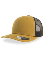 Atlantis Sonic Cap aus Baumwolle-Polyester-Mix, Black One Size, AT679 – Senape/Nero