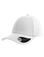 Atlantis Bolt Cap mit gebogenem Schirm, Navy One Size, AT680 – Blanc