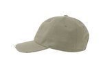 Atlantis Dad Hat aus recycelter Baumwolle mit Destroyed-Effekt, Black One Size, AT682 – Bild 5