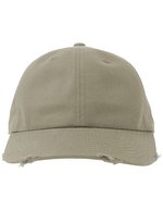 Atlantis Dad Hat aus recycelter Baumwolle mit Destroyed-Effekt, Black One Size, AT682 – Gris