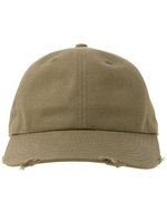 Atlantis Dad Hat aus recycelter Baumwolle mit Destroyed-Effekt, Black One Size, AT682 – Olive
