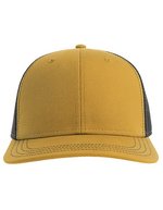 Atlantis Sonic-S Cap aus Baumwolle und Recyclingmaterial, Black/Black One Size, AT683 – Senape/Nero