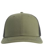 Atlantis Sonic-S Cap aus Baumwolle und Recyclingmaterial, Black/Black One Size, AT683 – Oliva/Nero