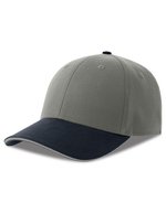 Atlantis Liberty Sandwich-S Cap aus Baumwoll-Twill, Black/Black One Size, AT684 – Grey/Navy