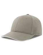 Atlantis Liberty Sandwich-S Cap aus Baumwoll-Twill, Black/Black One Size, AT684 – Grey/White