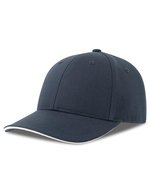Atlantis Liberty Sandwich-S Cap aus Baumwoll-Twill, Black/Black One Size, AT684 – Navy/White