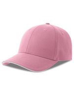 Atlantis Liberty Sandwich-S Cap aus Baumwoll-Twill, Black/Black One Size, AT684 – Pink/White