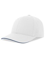 Atlantis Liberty Sandwich-S Cap aus Baumwoll-Twill, Black/Black One Size, AT684 – White/Navy