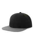 Recycled Polyester Snapback Cap – Black/Grey