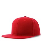 Atlantis Recyceltes Polyester Snapback Cap, Cardinal Red One Size, AT685 – Rouge