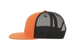 Atlantis Recycelte Snapback-Cap mit Mesh-Einsatz, Black/Black One Size, AT686 – Bild 5