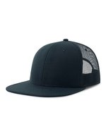 Atlantis Recycelte Snapback-Cap mit Mesh-Einsatz, Black/Black One Size, AT686 – Navy/Navy