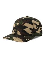 Atlantis Recycelte Polyester-Twill Beat-S Cap, Black One Size, AT687 – Camouflage/Noir