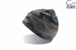 Atlantis Wendbarer Camouflage Beanie in Orange, Camouflage/Orange One Size, AT701 – immagine 3