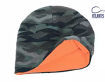 Atlantis Wendbarer Camouflage Beanie in Orange, Camouflage/Orange One Size, AT701 – immagine 4